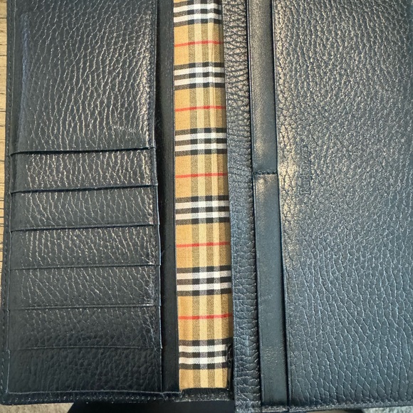 Burberry Check Book Wallet - Picture 4 of 10